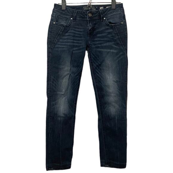 Miss Me Signature Skinny‎ Medium Wash Jeans - Picture 1 of 9